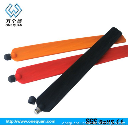 promotional silicone touch screen pen for smart phone customized logo printed